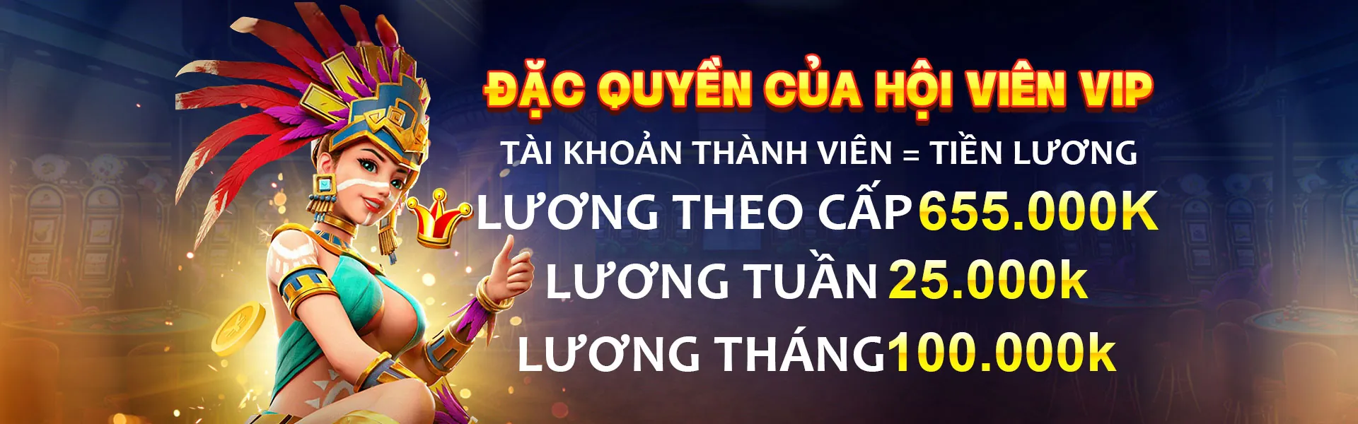 Chương trình VIP và phần thưởng độc quyền 999BET Casino